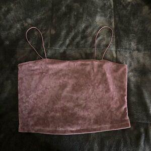 Aeropostale Velvet Crop Top